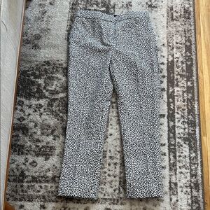 NWT Leopard Print pants 0P Ann Taylor
